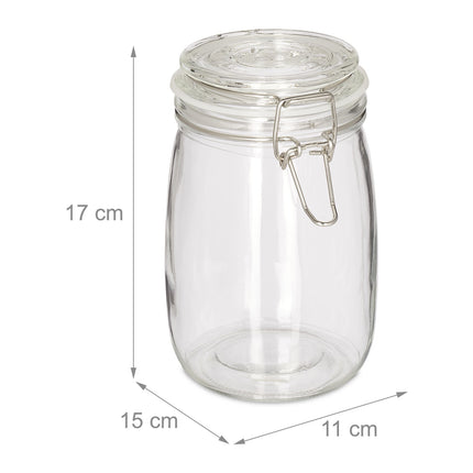 Zavařovací sklenice 1000 ml, sada 6 ks