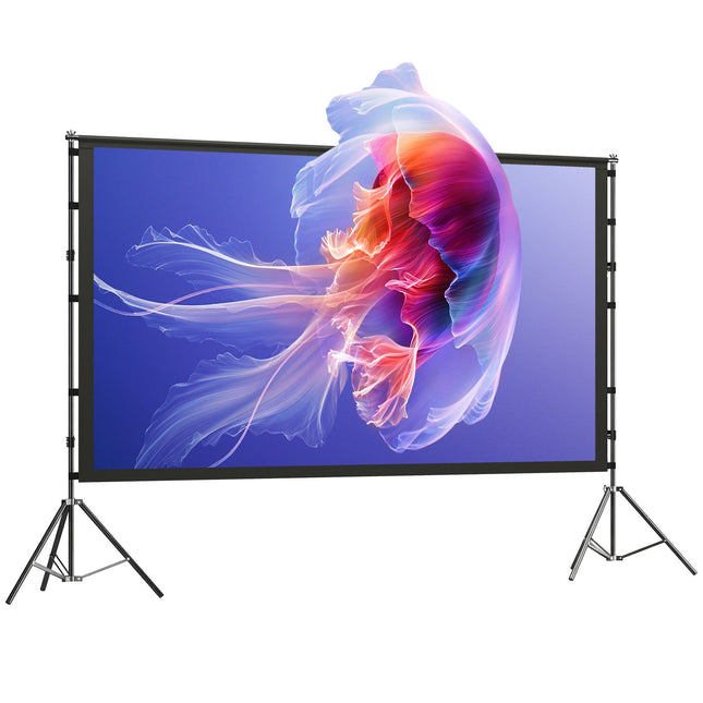 Projekční plátno 100" se stojanem, 4K/8K, poměr 16:9