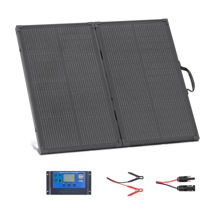 100W Foldable Solar Panel, Monocrystalline, IP67, PWM
