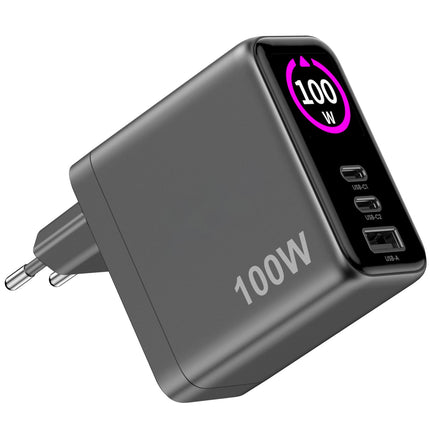 Nabíječka 100W PD/QC s displejem