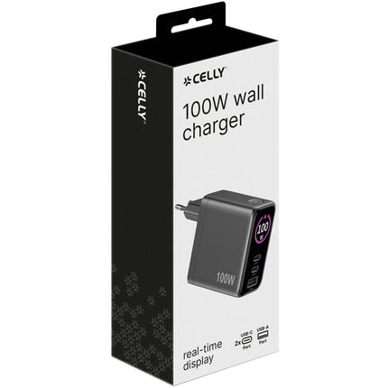 Nabíječka 100W PD/QC s displejem