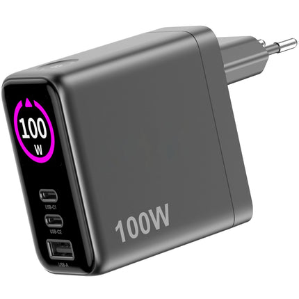 Nabíječka 100W PD/QC s displejem