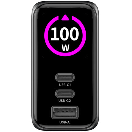 Nabíječka 100W PD/QC s displejem