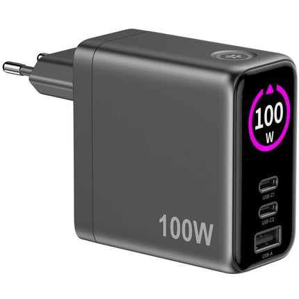 Nabíječka 100W PD/QC s displejem