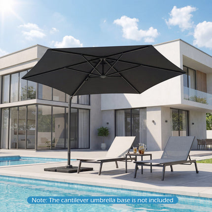 Boční slunečník 10 ft – otočný 360, s ventilací