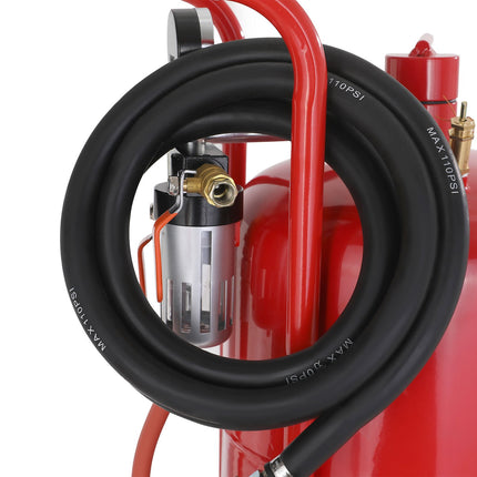 10 Gallon Sandblaster, 40L Tank, Wheels, Pressure Gauge