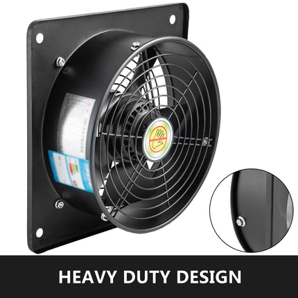 10-Inch Metal Axial Exhaust Fan, 1850m3/h Airflow