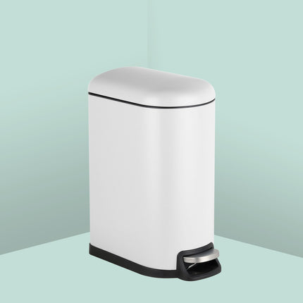 Kovový pedálový koš 10 litrů – soft-close, vyjímatelná vložka