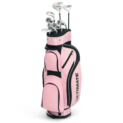 Kompletní golfová sada 10 ks pro ženy, ideální golfový dárek, růžová