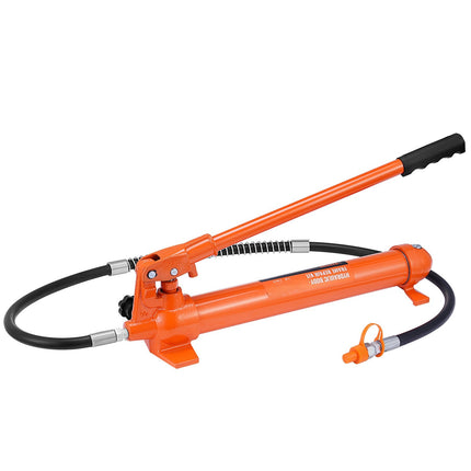 10-Ton Porta Power Hydraulic Ram Kit with Pump, 4.6 ft Hose