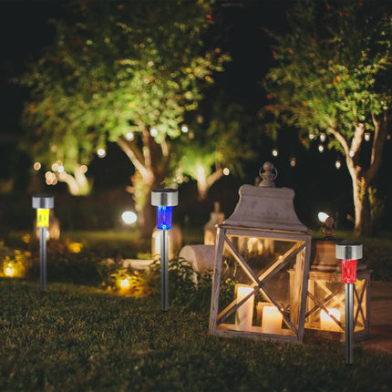 10-pack solar lamps