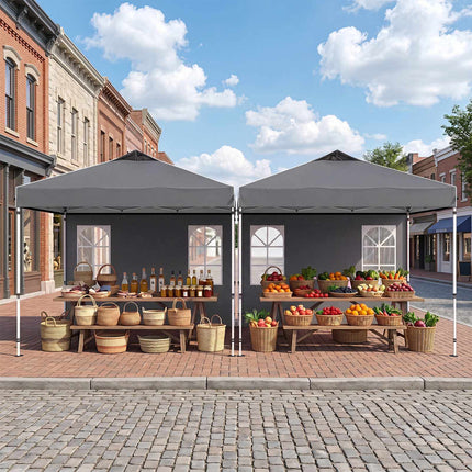10 x 10 FT Waterproof Pop Up Canopy Tent with Sidewalls