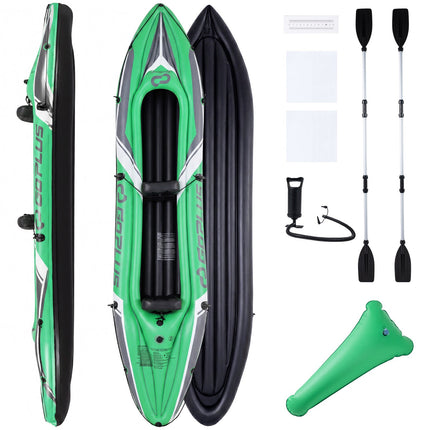 11.5 Ft Inflatable 2-Person Kayak with Aluminum Paddles