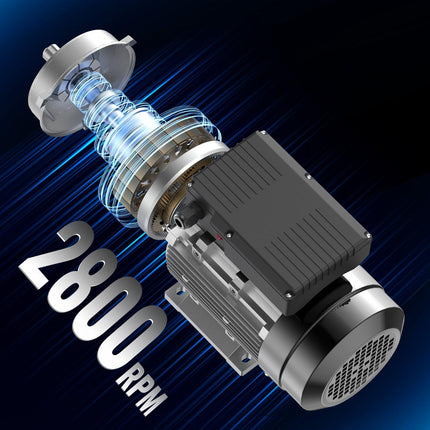 1.1kW Single-Phase AC Motor, 2800 RPM, 24mm Shaft