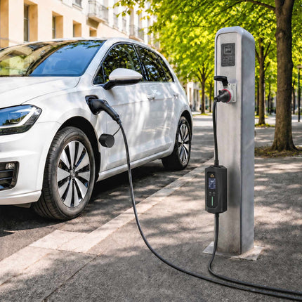 11kW Type 2 EV Charger, 8m Cable, Adjustable Power