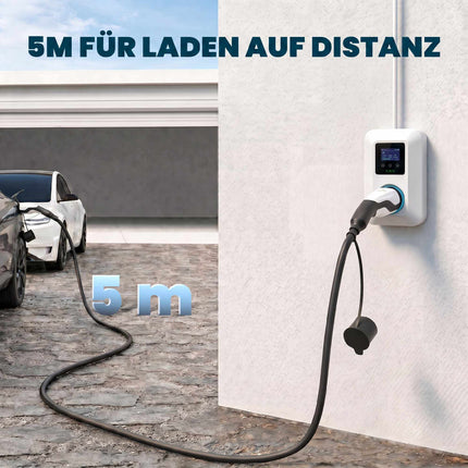 11 kW Type 2 EV Charging Cable, 5m, IP65, Mode 3