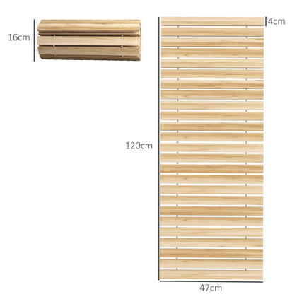 Dekorativní dřevěný zahradní chodník 120 cm – smrk odolný počasí