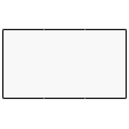 120-Inch 16:9 Projector Screen, 4K, Front and Rear