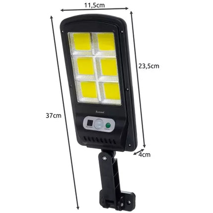 Solární lampa 120 LED s venkovním panelem Izoxis