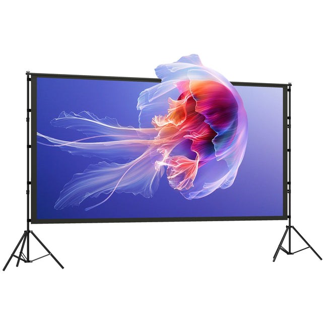 Projekční plátno 120", 4K/8K, dvojitý stativ