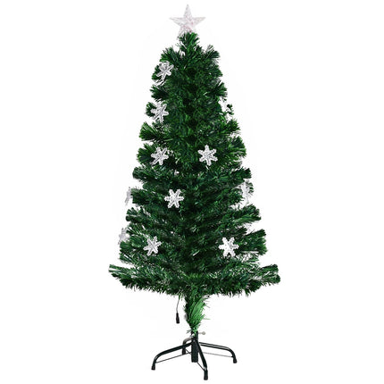 Umělý vánoční stromek 120 cm s LED optickými vlákny