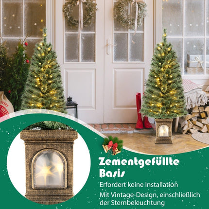 Umělý vánoční stromek 120 cm s osvětlením a časovačem