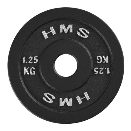 Litinový kotouč 1.25 kg, černá, otvor 31 mm