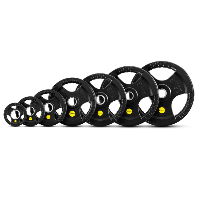 Olympijský gumový tri-grip kotouč 1.25 kg