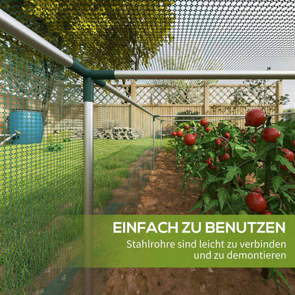 Zahradní síť na ochranu rostlin, 1.25M x 3.73M, zip