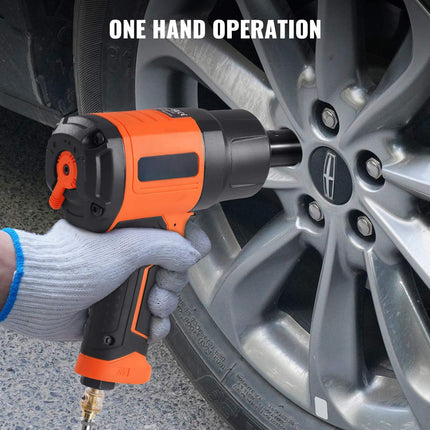 1/2-Inch Air Impact Wrench Kit, 11-Piece CR-V Sockets