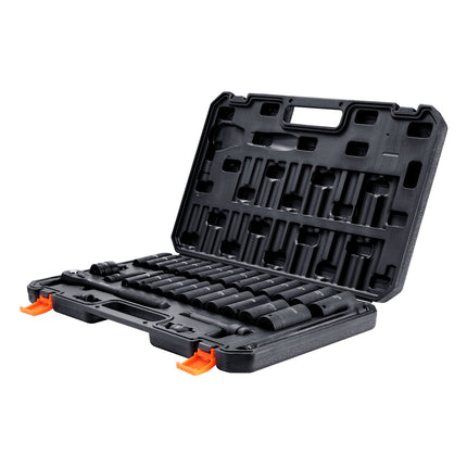 1/2-Inch Drive Impact Socket Set, 33-Piece SAE/Metric