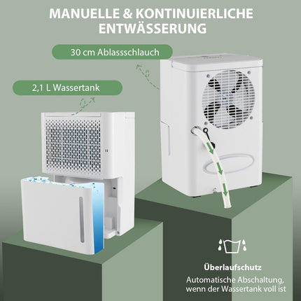 Odvlhčovač 12L s 24H časovačem a nádržkou 2.2L pro místnosti 10-15m²