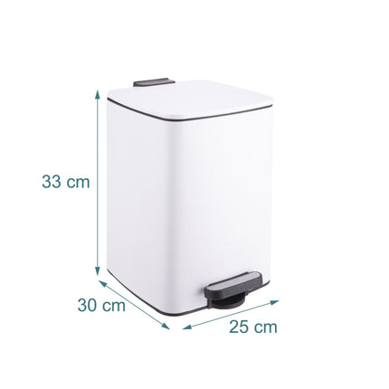 Kuchyňský pedálový koš 12L se soft-close víkem