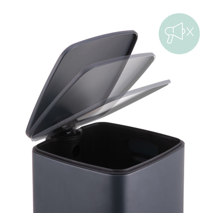 Pedálový kuchyňský koš 12L s víkem soft-close