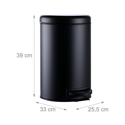 Pedálový koš 12L se soft-close víkem a vnitřní vložkou