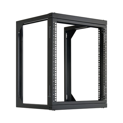 12U Wall Mount Server Rack, 18-Inch Depth, 150 lb, 180-Degree Door