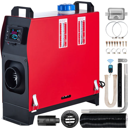 12V 5KW Diesel Air Heater, All-in-One, LCD Remote