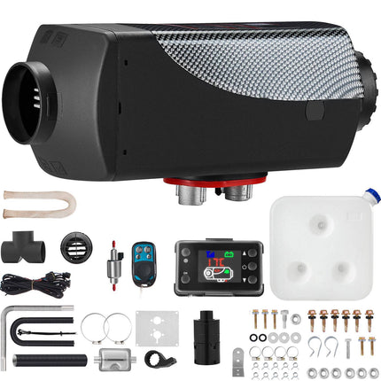 12V 8KW Diesel Air Heater – LCD Panel, Remote Control