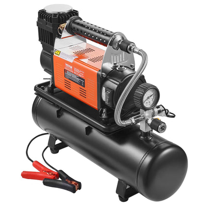 12V Air Compressor, 6L Tank, 150 PSI, Digital Gauge