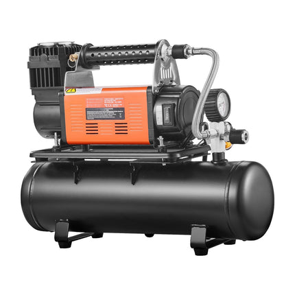 12V Air Compressor, 6L Tank, 150 PSI, Digital Gauge