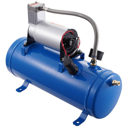 12V Air Compressor Kit with 6L Tank, 120 PSI