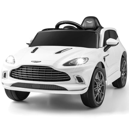 Dětské autíčko 12V Aston Martin DBX s dálkovým ovládáním 2.4G, 1.4-2.5 km/h, bílá
