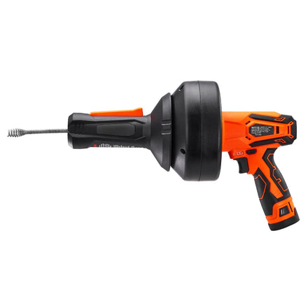 12V Cordless Electric Drain Snake, 8m 7mm Cable, Charger