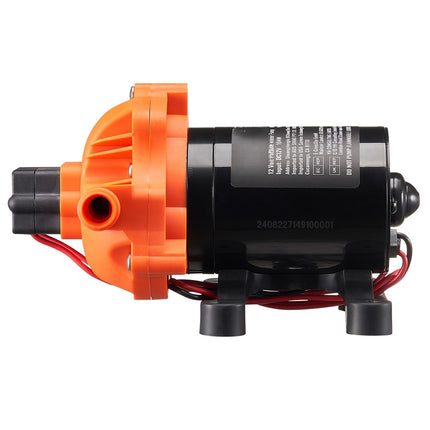 12V Diaphragm Water Pump, 3-Chamber, 3.5 GPM, 40–100 PSI