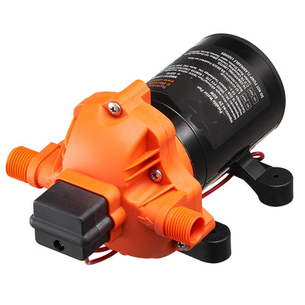 12V Diaphragm Water Pump with Pressure Switch, 1.8 GPM, 60 PSI