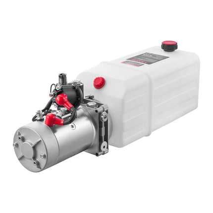 12V Hydraulic Power Unit, 6L Reservoir, Single-Acting