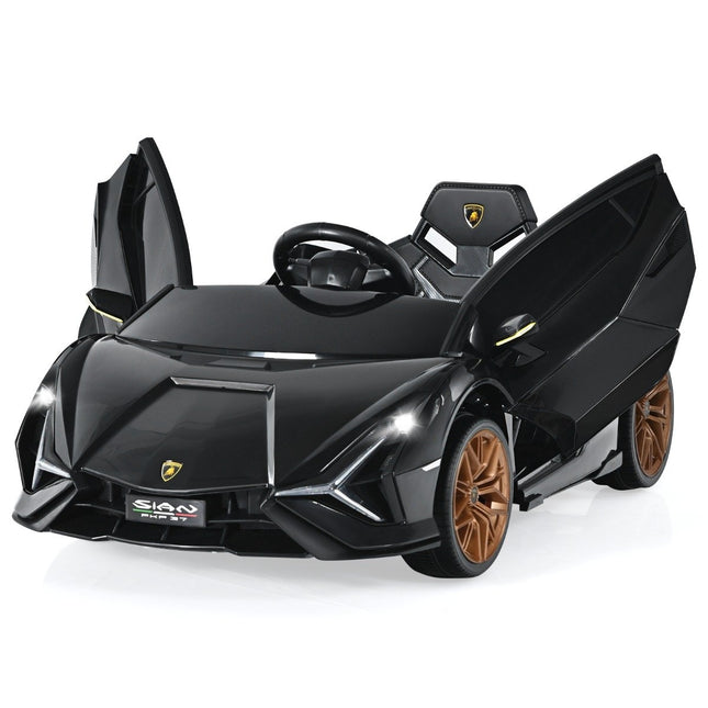 Dětské elektrické auto 12V s ovladačem, černá, 108x64x41 cm