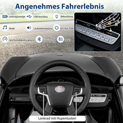 Dětské elektrické auto 12V s dálkovým ovládáním – černá