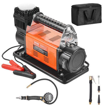 12V Tire Inflator Air Compressor, 150 PSI, Digital Gauge