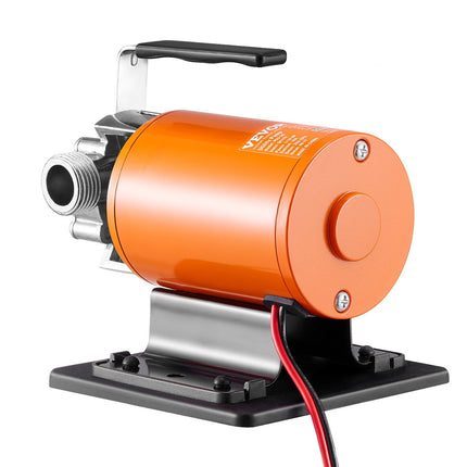 12V Water Transfer Pump, 360 GPH, 6 Ft Suction Hose